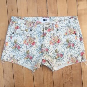 Paige floral printed shorts